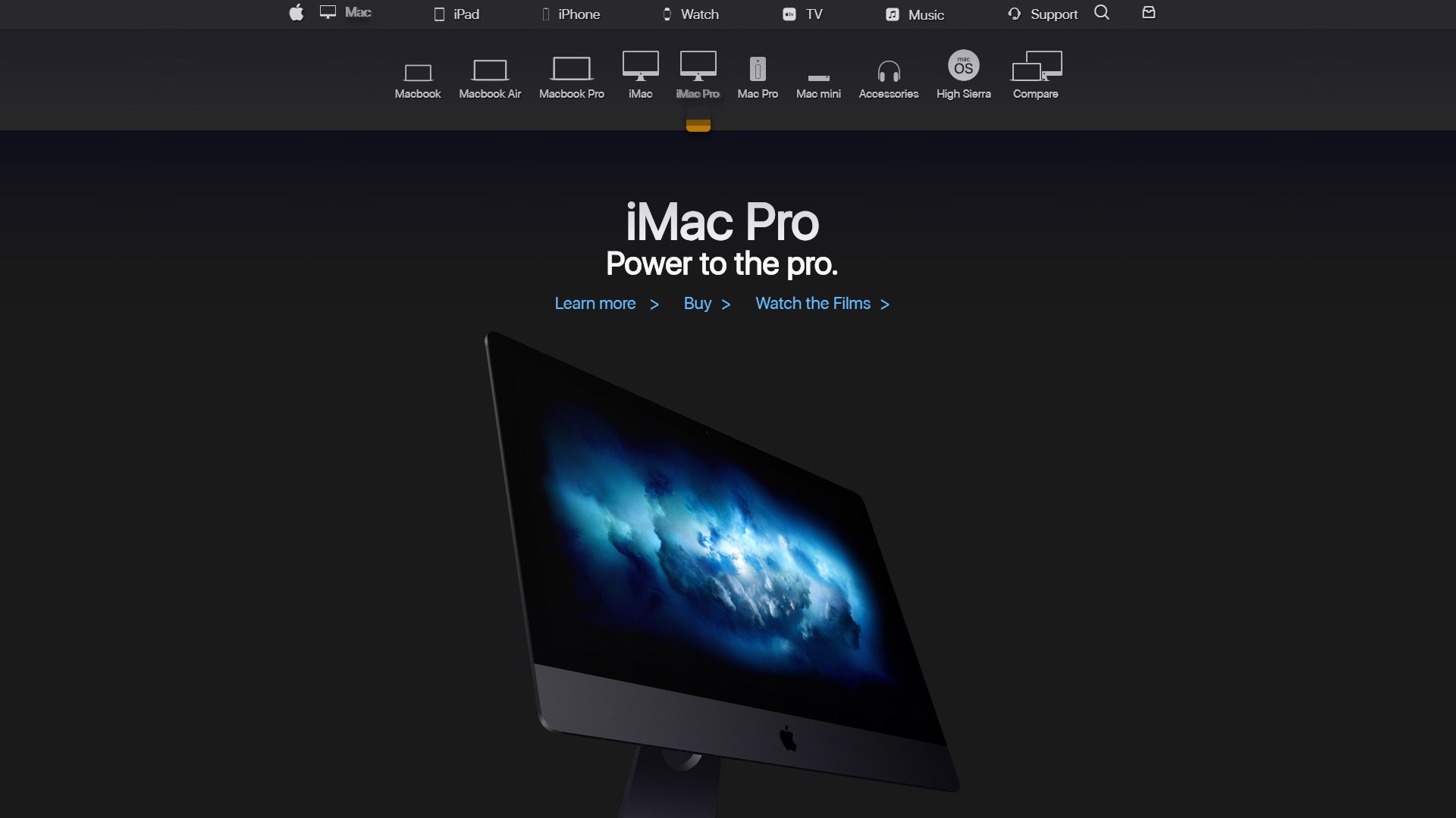 Apple.com UX/UI Mac redesign