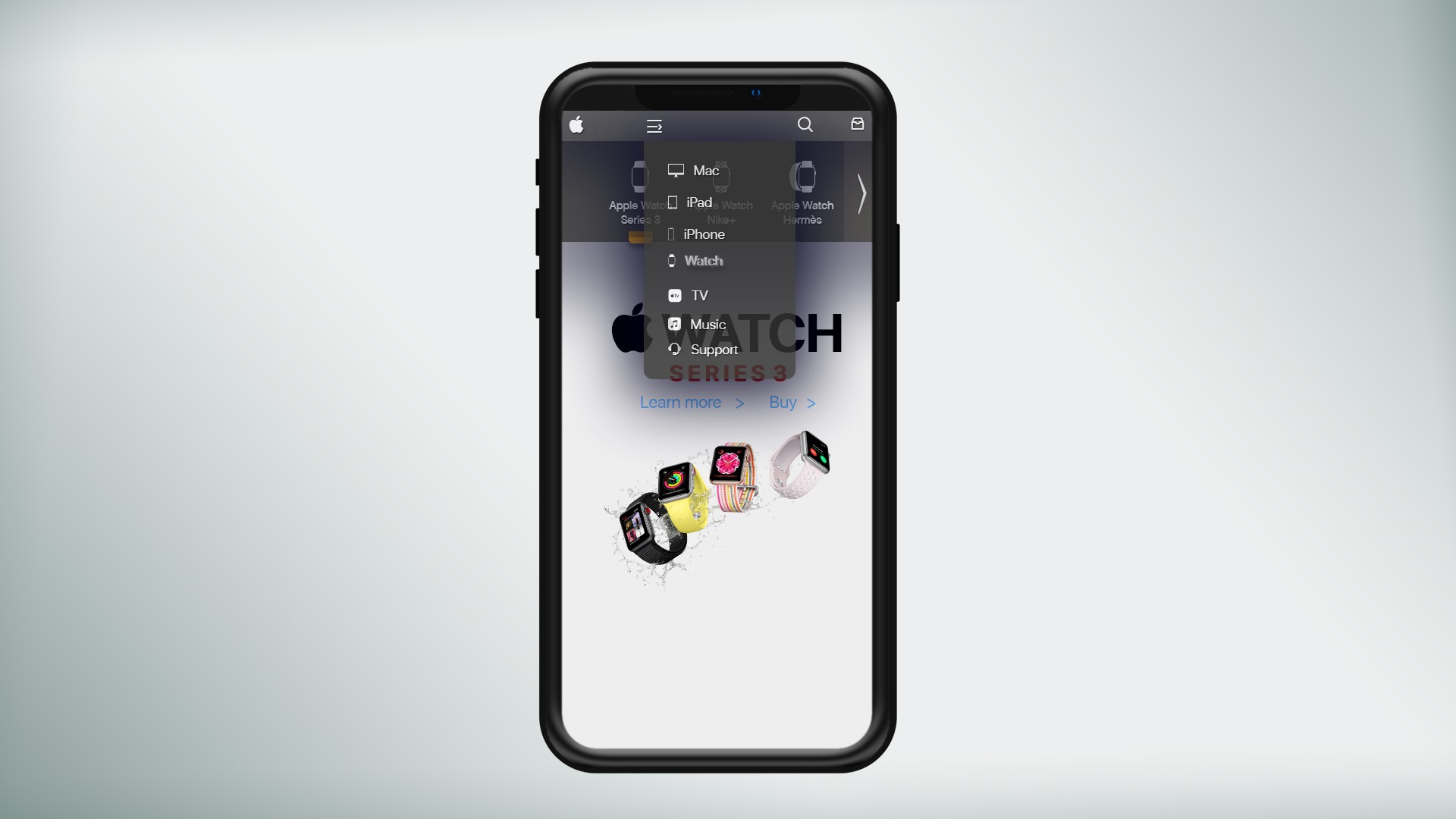 Apple.com mobile redesign